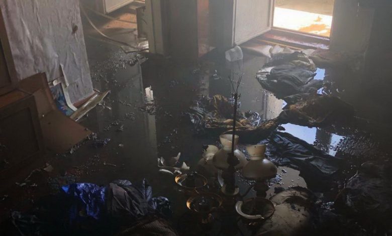 пожар в квартире