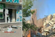 разрушения в Корабельном районе города Николаева