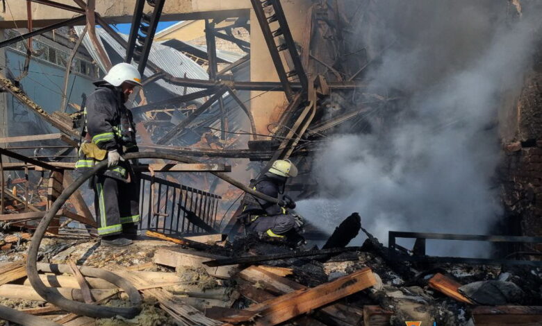 ликвидация последствий вражеского обстрела