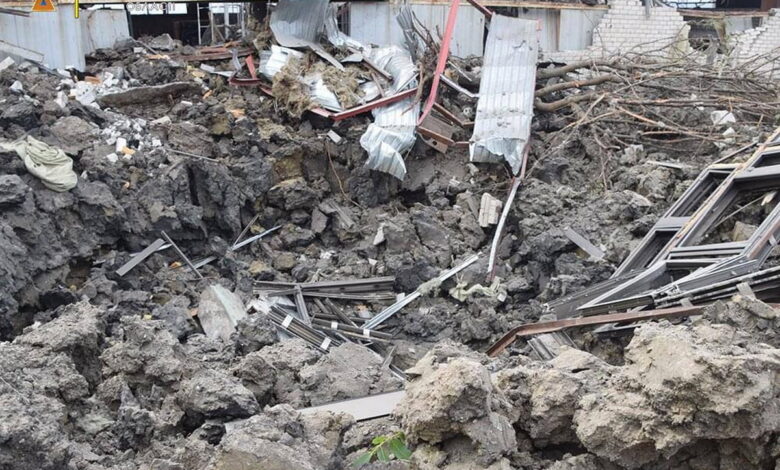 последствия ракетной атаки на Николаев 17.07.2022