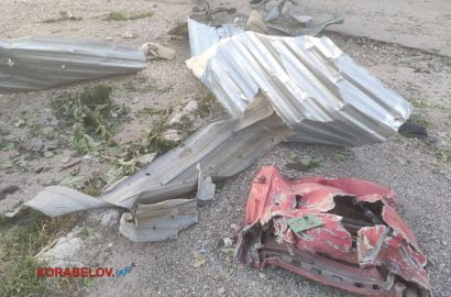 обстрел автостоянки в Корабельном 23.07.22