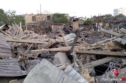 разрушенный дом на пер. Багрицкого 23.07.22 Балабановка