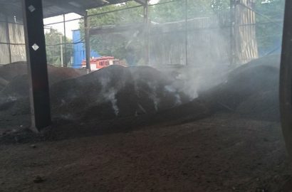 пожар на складе со шротом 28.07.2022