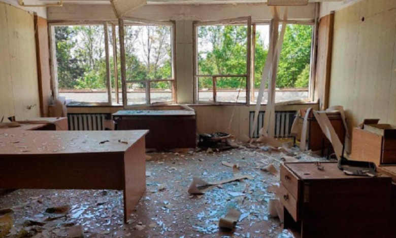 результат обстрела