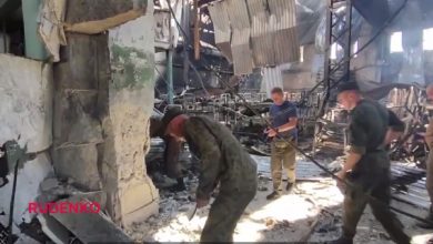 удар по колонии в Еленовке