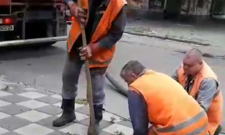 забитая канализация