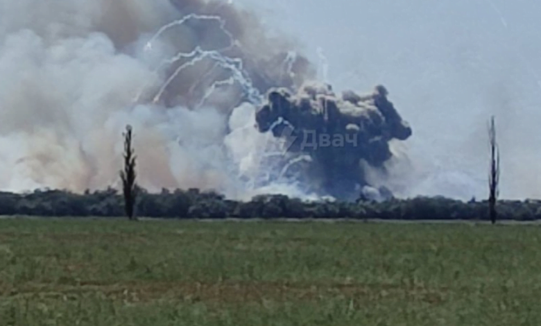 удар по аэродрому в Крыму