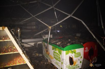пожар в магазине