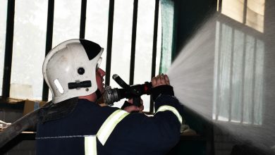 пожар а ангаре на элеваторе в Корабельном районе