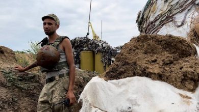 боєць на позиції