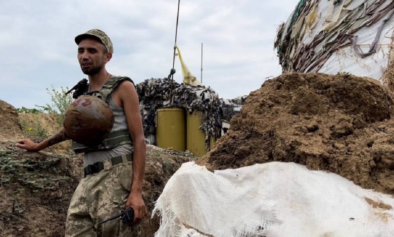 боєць на позиції