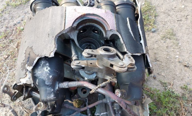 часть сбитой над Николаевом вражеской ракеты С-300