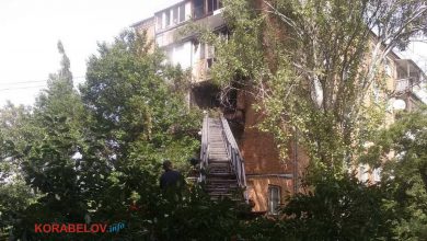 пожар на ул. Южной