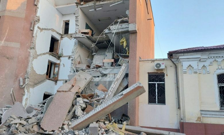 удар по Могилянке