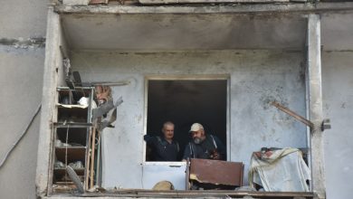 Будинок на вул. Янтарній після обстрілу