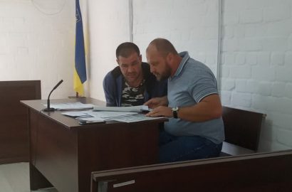 Дмитрий Коваленко и его адвокат Герасимец