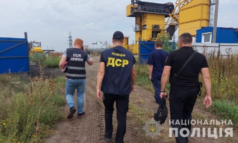 арест асфальтного завода