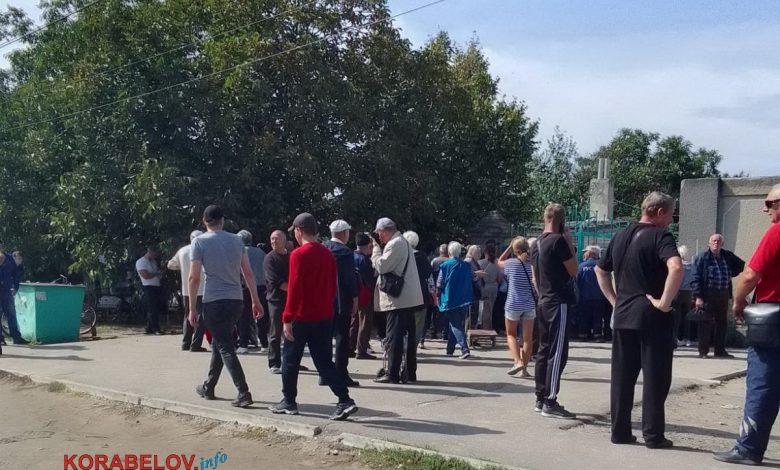 выдача "президентских" пайков в Балабановке