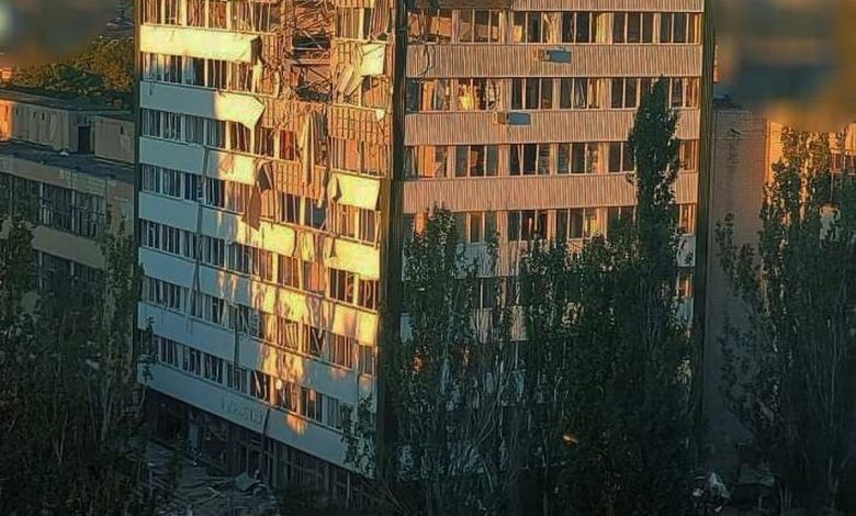 последствия обстрела Николаева