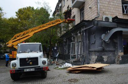 Результаты вражеского обстрела