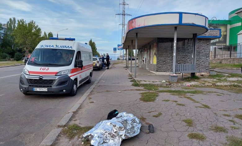 погибшие на остановке от вражеского обстрела