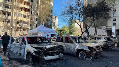 последствия ночного обстрела россиянами