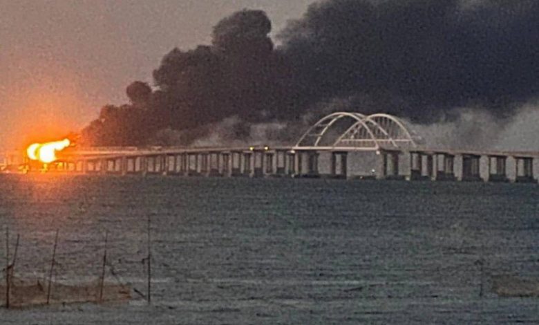 Крымский мост, взрыв