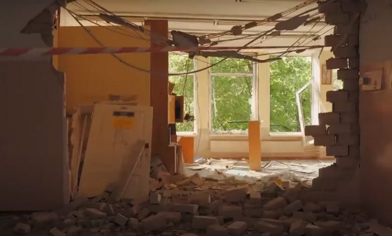 разрушения в Николаевской школе №48