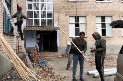 Разрушенная школа в Шевченково. Фото "Суспільне Миколаїв"