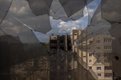 обстрелянный рашистами город