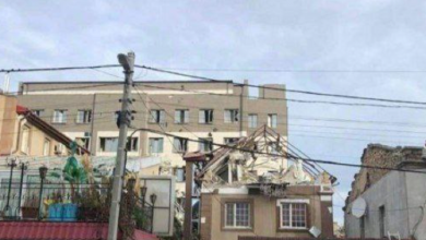 разрушенная гостиница