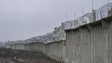 Стена на границе Украины и Белоруси, фото из  Telegram Кирилла Тимошенко 