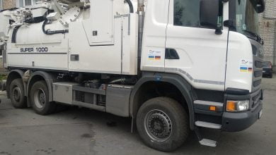 машина для очистки канализации