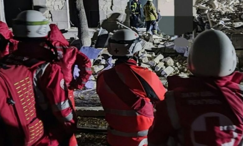 последствия обстрела Николаева