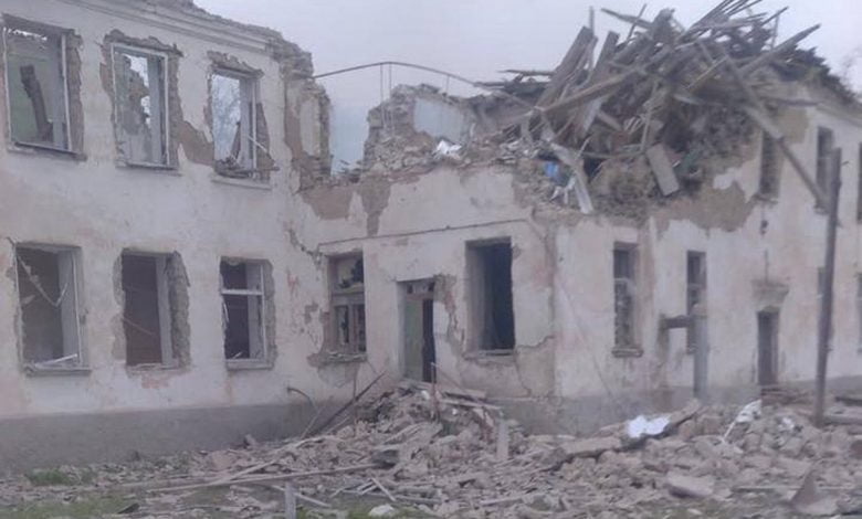 обстрел, школа в Херсонской области