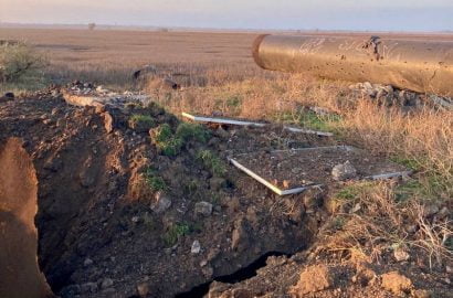 труба, водоотвод Херсон-Николаев