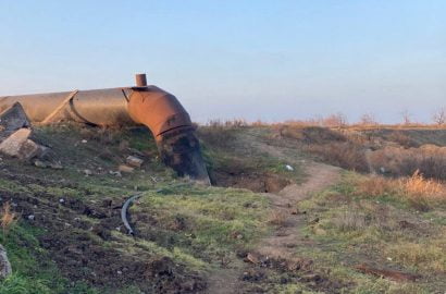 труба, водоотвод Херсон-Николаев