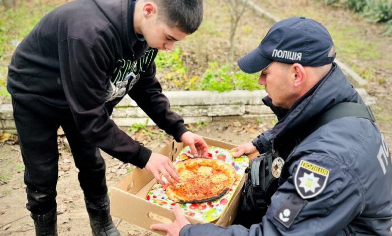 пицца от полиции