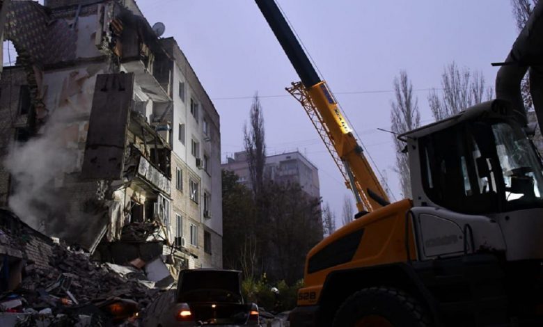 потрадавшая пятиэтажка