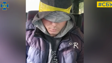 задержанный оккупант