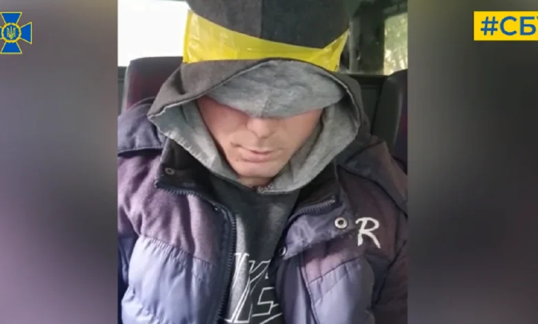 задержанный оккупант