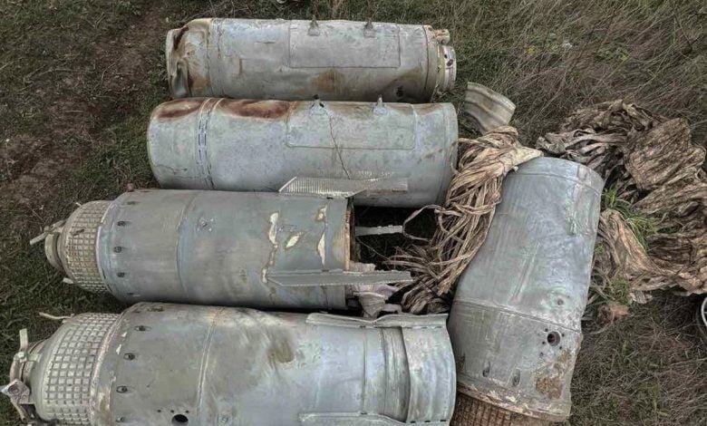 вражеские боеприпасы на деоккурпированной территории