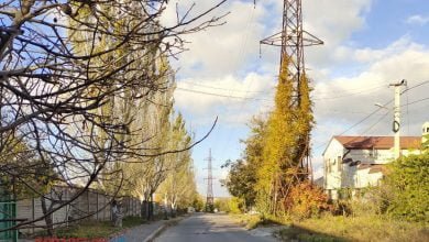 Электроопоры в Корабельном районе Николаева