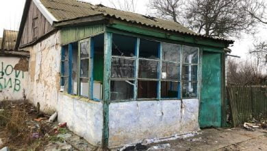 захваченный оккупантами дом