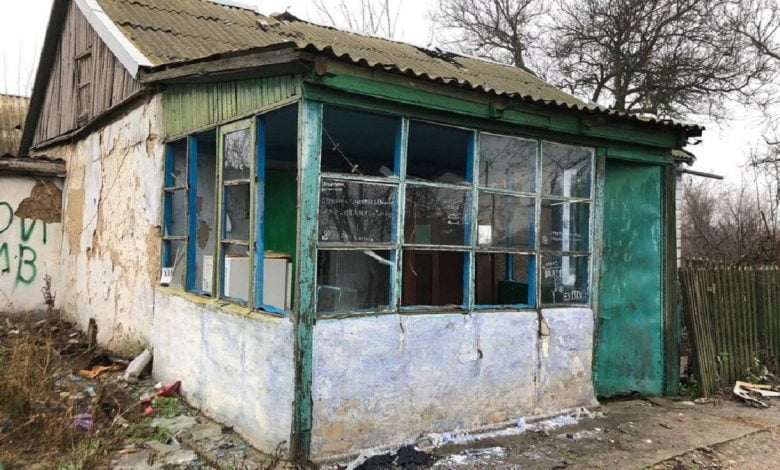 захваченный оккупантами дом