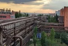 Закат на НГЗ (фото «Корабелов.Инфо»)