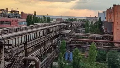 Закат на НГЗ (фото «Корабелов.Инфо»)