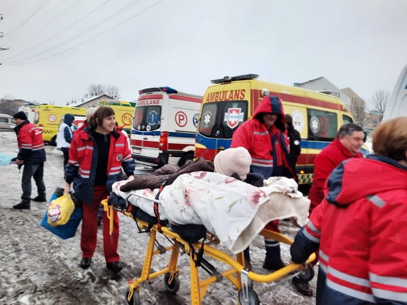 Медицинская эвакуация  с Херсона во Львов