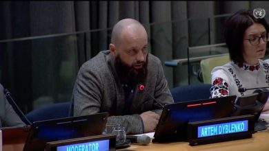 Артём Дыбленко в штаб-квартире ООН