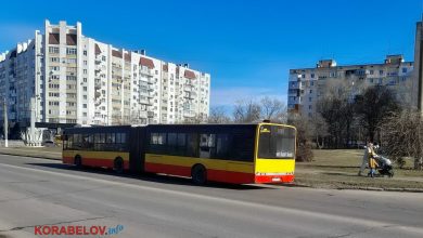автобус в Корабельном районе Николаева